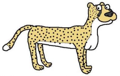 Cheetah cartoon by David Twamley