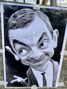 Mr Bean drawing