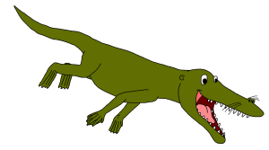 Ambulocetus cartoon by David Twamley