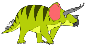 Triceratops cartoon by David Twamley